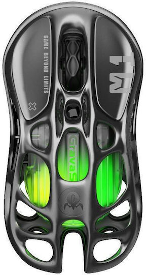 GravaStar Mercury M1 Pro RGB Gaming Mouse 26000 DPI Gunmetal Gray