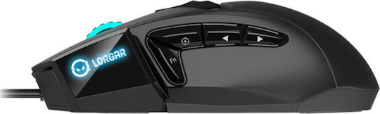 Lorgar Stricter 579 RGB Gaming Gaming Maus 12000 DPI Schwarz
