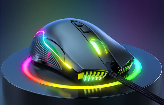 Onikuma CW905 RGB Gaming Mouse 6400 DPI Black