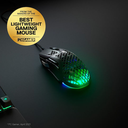 SteelSeries Aerox 5 RGB Mouse de Gaming 18000 DPI Negru Mat