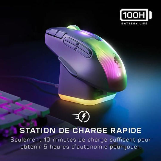 Roccat Kone XP Air Ασύρματο RGB Gaming Ποντίκι 19000 DPI Μαύρο