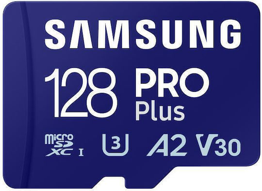 Samsung PRO Plus SDXC 128GB U3 V30 UHS-I 180MB/s με USB Reader