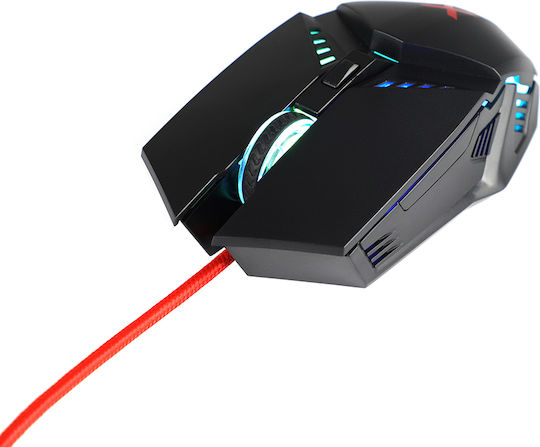 Maxlife MXGM-200 RGB Gaming Gaming Maus Schwarz