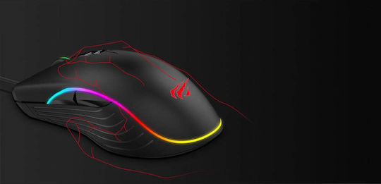 Havit MS1006 RGB Gaming Mouse 3200 DPI Black