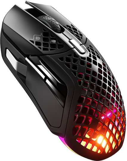 SteelSeries Aerox 5 Kabelloses RGB Gaming Maus 18000 DPI Schwarz Mattierte Oberfläche