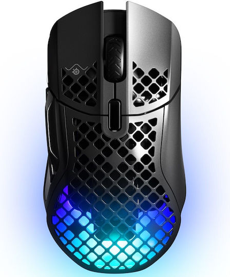 SteelSeries Aerox 5 Kabelloses RGB Gaming Maus 18000 DPI Schwarz Mattierte Oberfläche