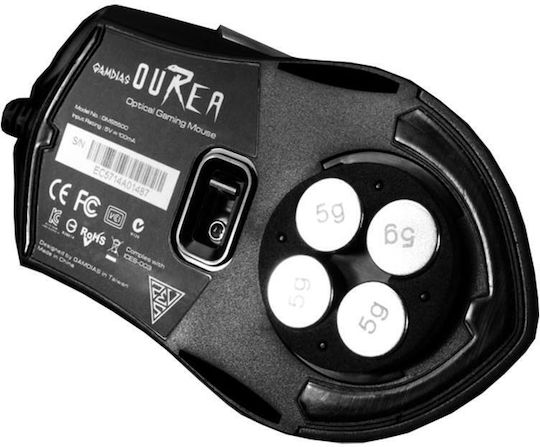 Gamdias Ourea Gaming Gaming Maus Schwarz