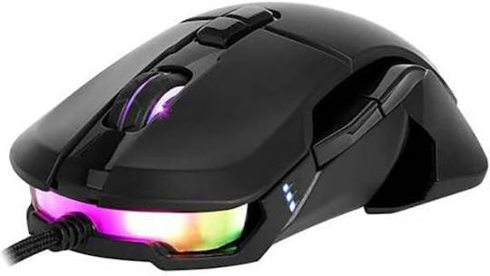 Delux M629BU RGB Gaming Gaming Maus 6200 DPI Schwarz