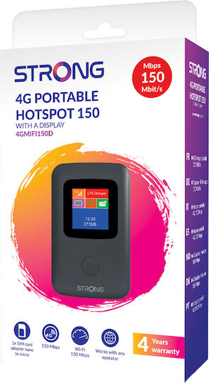 Strong 150 Ασύρματο 4G Φορητό Hotspot Wi‑Fi 4