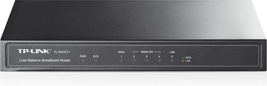 TP-LINK TL-R470T+ v1 Router με 4 Θύρες