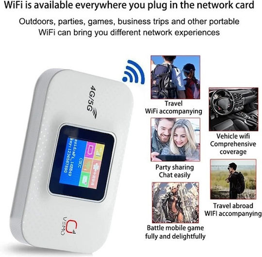 E5783 Plus Ασύρματο 4G Φορητό Hotspot Wi‑Fi 4