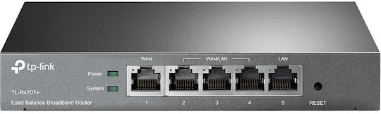 TP-LINK TL-R470T+ v1 Router με 4 Θύρες