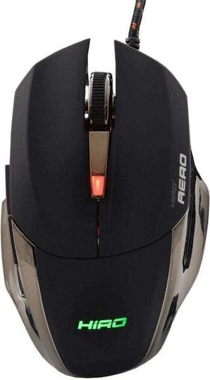 Hiro Aero V2 Gaming Ποντίκι 3200 DPI Μαύρο