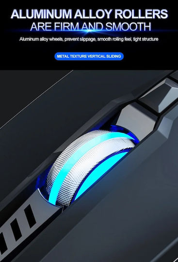 T-Wolf G530 Gaming Ποντίκι 6400 DPI Μαύρο