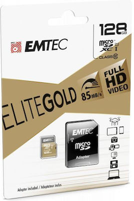 Emtec Elite Gold microSDXC 256GB Clasa 10 U1 UHS-I