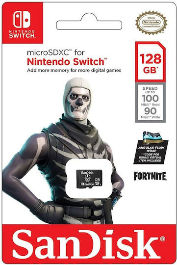 Sandisk Nintendo Switch Fortnite Edition microSDXC 128GB UHS-I 100MB/s