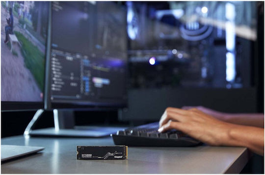 Kingston KC3000 SSD 1TB τύπου M.2 με σύνδεση PCI Express 4.0 (PS5 Compatible) SKC3000S/1024G