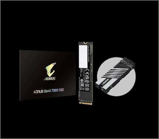 Gigabyte AORUS Gen4 7300 SSD 1TB M.2 NVMe PCI Express 4.0 AG4731TB