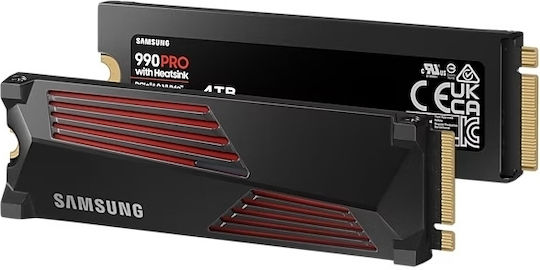 Samsung 990 Pro SSD 4.1TB Тип M.2 с Връзка PCI Express 4.0 и SSD Солидни Дъски Съвместим с PlayStation 5 MZ-V9P4T0CW
