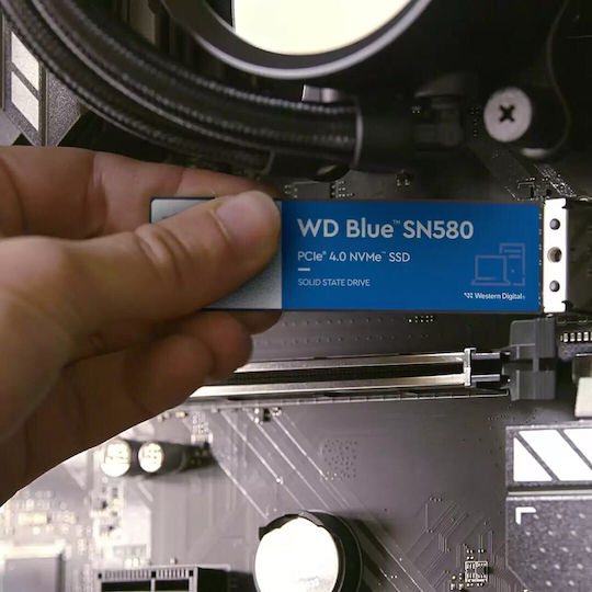 Western Digital Blue SN580 SSD 2TB M.2 Type With PCI Express 4.0 Connection WDS200T3B0E