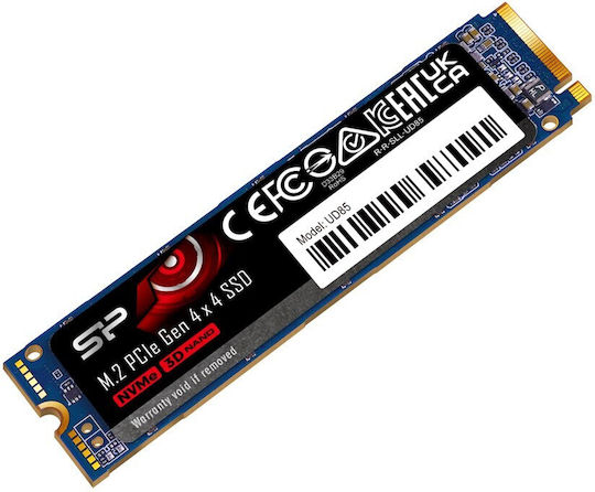 Silicon Power UD85 SSD 1TB τύπου M.2 με σύνδεση PCI Express 4.0 SP01KGBP44UD8505