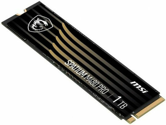 MSI Spatium M480 Pro SSD 1TB M.2 NVMe PCI Express 4.0 S78-440L1G0-P83
