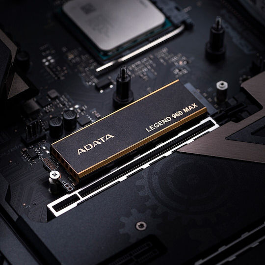 Adata Legend 960 MAX SSD 1TB M.2 Type with PCI Express 4.0 Connection and Heatsink ALEG-960M-1TCS