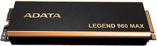 Adata Legend 960 MAX SSD 4TB τύπου M.2 με σύνδεση PCI Express 4.0 και Ψύκτρα ALEG-960M-4TCS