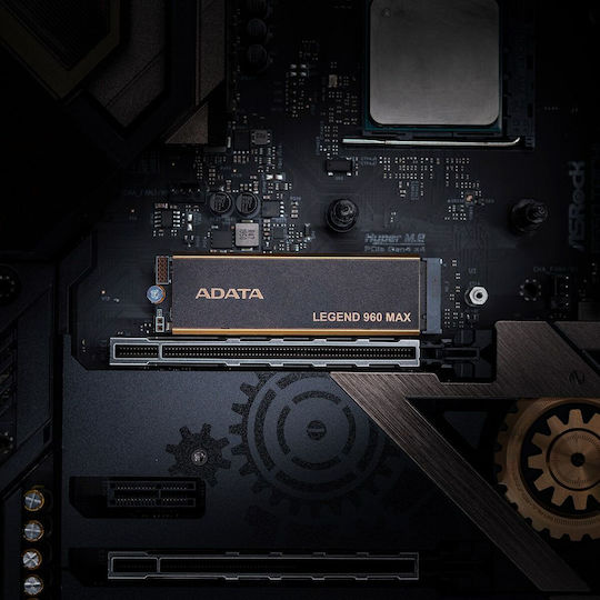 Adata Legend 960 MAX SSD 4TB τύπου M.2 με σύνδεση PCI Express 4.0 και Ψύκτρα ALEG-960M-4TCS
