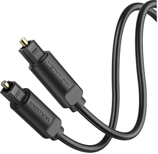 Vention Optical Audio Cable TOS male - TOS male Μαύρο 1m (BAEBF)
