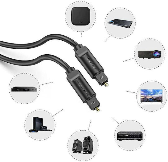 Vention Fiber Audio 5m TOS male Optical Cable (BAEBJ)