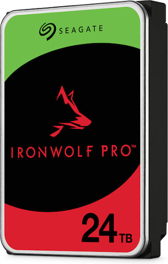 Seagate IronWolf Pro 24TB HDD Hard Drive 3.5" SATA III 7200rpm with 512MB Cache for NAS ST24000NT002
