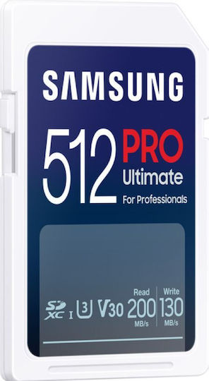 Samsung Pro Ultimate SDXC 512GB U3 V30 UHS-I 200MB/s