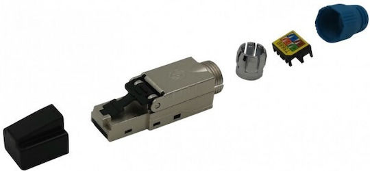 Techly RJ45 Plug Cat8.1 STP Self Locking Black 1τμχ 109191