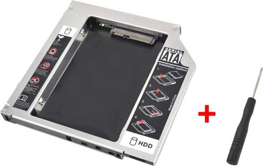 Powertech Caddy HDD & SSD 2.5" SATA, with Height 12.7mm (PT-242)