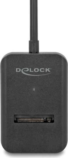 DeLock 64198 M.2 NVMe PCIe - USB-C Schwarz