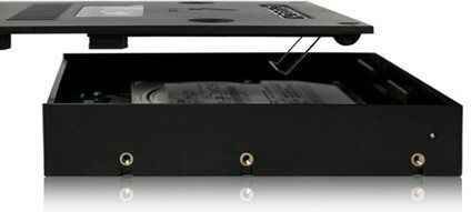 Icy Dock EZConvert (Ver.2) Greutate redusă de la 2,5 la 3,5 inci SATA (22 pin) Convertor HDD/SSD Kit de montare pentru locașul de unitate SATA intern de 3,5 inci Negru (MB882SP-1S-2B)