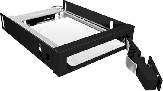 Icy Box 2.5-Inch Mobile Rack For 1x3.5-Inch SATA HDD/SSD Μαύρο IB-2217STS