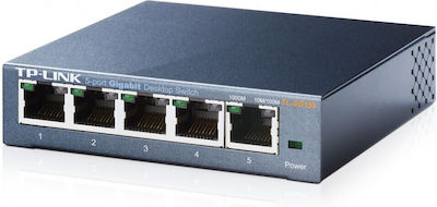 TP-LINK TL-SG105 v8 Unverwaltet L2 Switch mit 5 Ports Gigabit (1Gbps) Ethernet