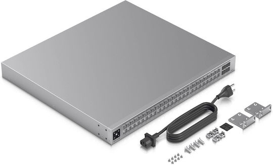 Ubiquiti UniFi USW Pro 48 MAX PoE Managed L3 PoE+ Switch with 48 Ethernet Ports and 4 SFP Ports