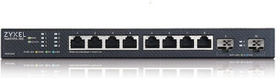 Zyxel XMG1915-10E Verwaltet L2 Switch mit 8 Ports Gigabit (1Gbps) Ethernet und 2 SFP Ports