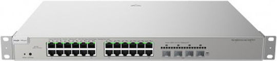 Ruijie RG-NBS5200-24GT4XS-P v1 Управление на L3 PoE Switch с 24 Портове Гигабитови (1Gbps) Ethernet и 4 SFP Портове