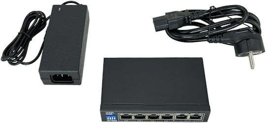 Avizio Power AV-SU4GP2G Comutator Negestionat Strat 2 PoE+ cu 6 Porturi Gigabit (1Gbps) Ethernet
