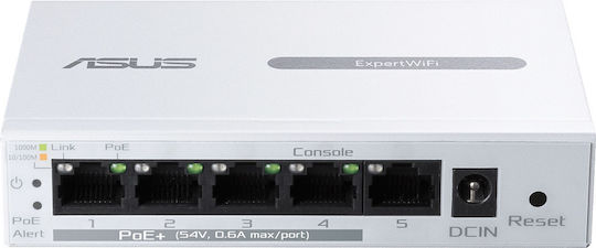 Asus ExpertWiFi EBP15 Managed PoE+ Switch with 5 Ethernet Ports and 5 SFP Ports