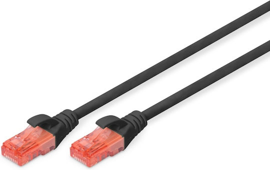 Digitus U/UTP Cat.6 Ethernet Network Cable 1m Black 1pcs