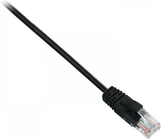 V7 U/UTP Cat.6 Ethernet Network Cable 0.5m Black 1pcs