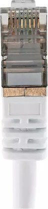 Schwaiger S/FTP Cat.6 (Gigabit) Καλώδιο Δικτύου Ethernet 0.5m Λευκό