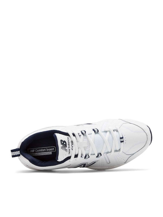 608v5 Herren Sneakers White / Navy