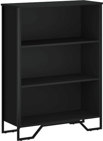 Bibliothek Schwarz 80x31x106cm