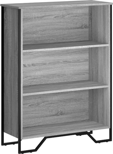 Bibliothek Grau Sonoma 80x31x106cm